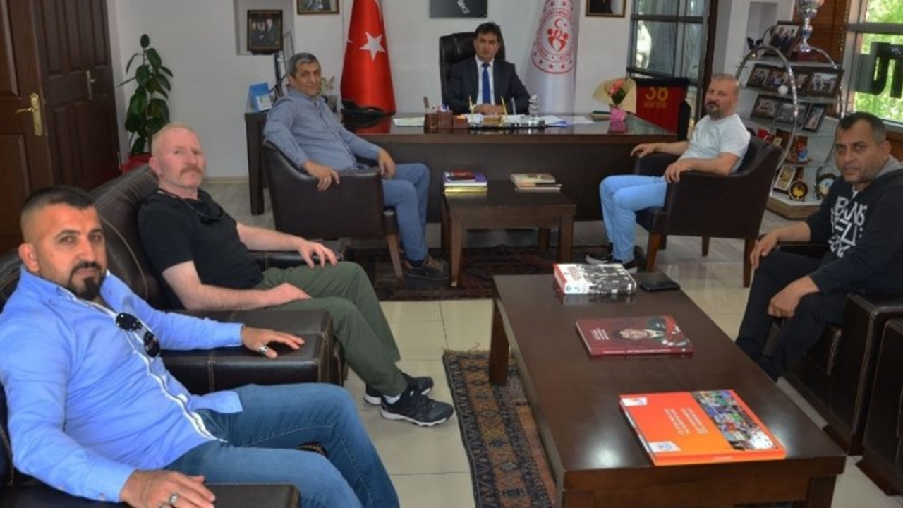 Kayseri'deMuay Thai camiasından Murat Eskici’ye ziyaret
