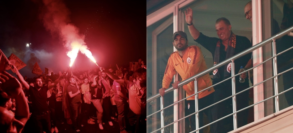 Şampiyon Galatasaray'dan Florya'da coşkulu kutlama...