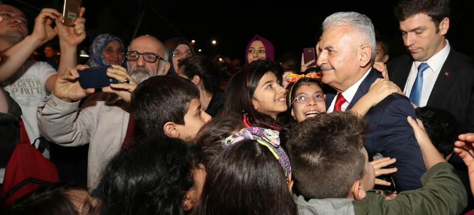 Binali Yıldırım, Yenikapı Ramazan etkinlikleri alanını ziyaret etti!