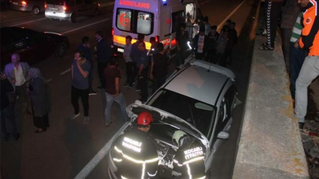 Kocaeli'de otoyol savaş alanına döndü!
