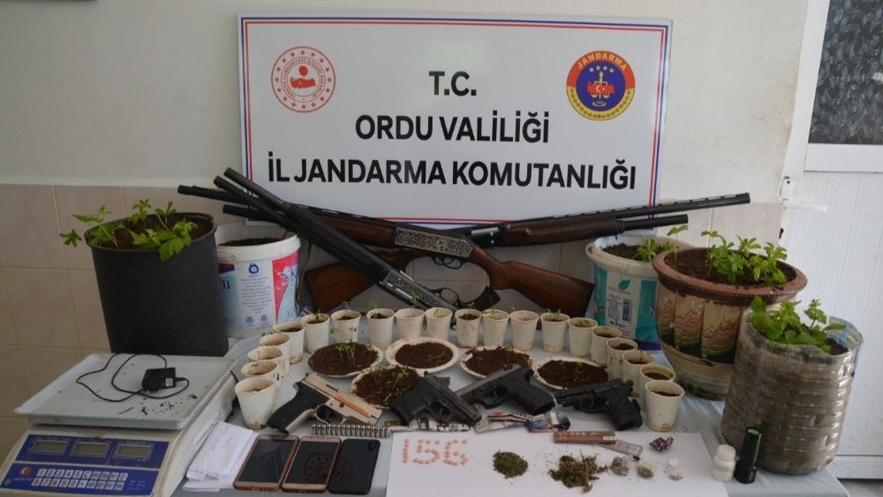 Ordu’da uyuşturucu baskını: 7 tutuklama