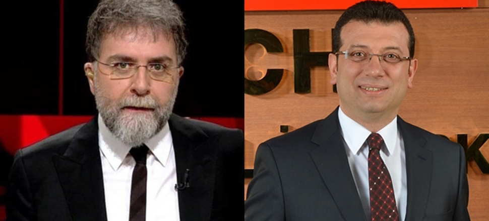 Ekrem İmamoğlu ve Ahmet Hakan arasında gergin anlar...