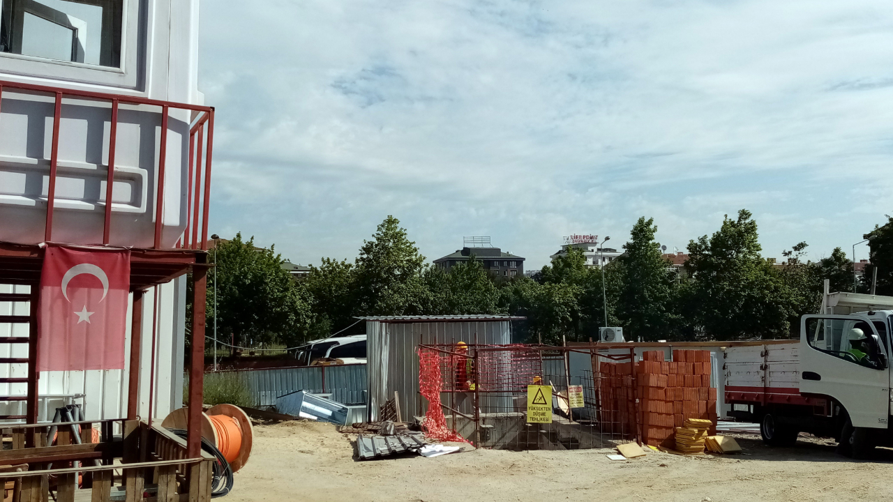 Eyüpsultan'da bulunan metro şantiyesinde silahlı soygun!