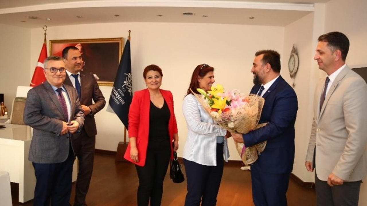 Aydın'da Mali Müşavirler’den Başkan Özlem Çerçioğlu’na ziyaret