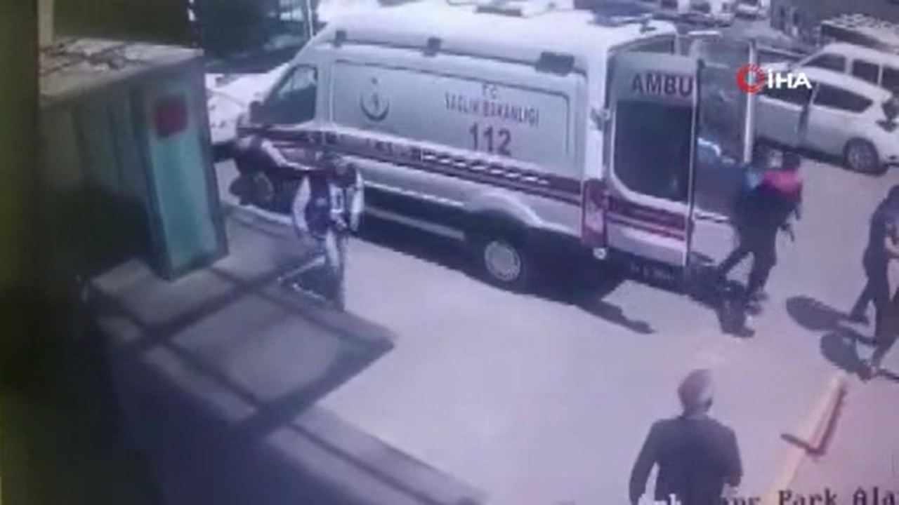 Hastanedeki çatışma anları kamerada...