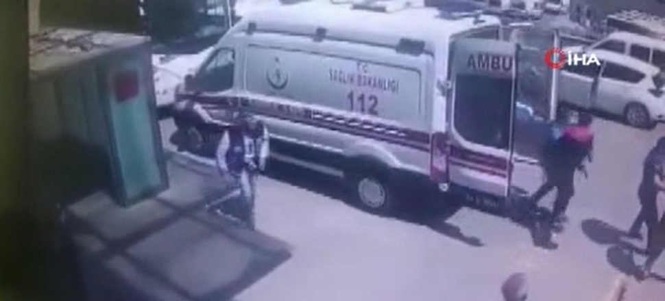 Hastanedeki çatışma anları kamerada...
