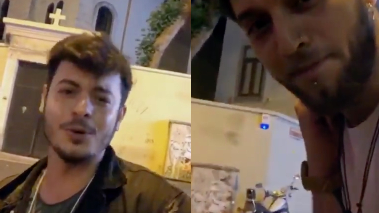 Ufuk Beydemir kendi şarkısını söyleyen sokak müzisyenine eşlik etti!