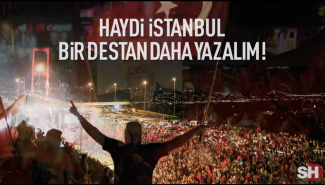 'Haydi İstanbul bir destan daha yazalım!'
