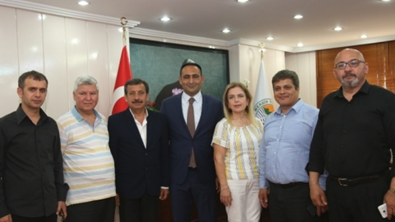 Mersin'de Başkan Atsız Afşın Yılmaz’a MGC ve MYD’den ziyaret