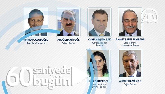 60 saniyede bugün yaşananlar / 19 Temmuz 2017
