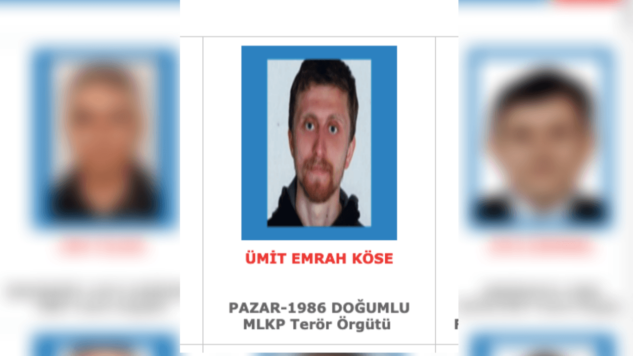 Mavi kategoride aranan terörist yakalandı!