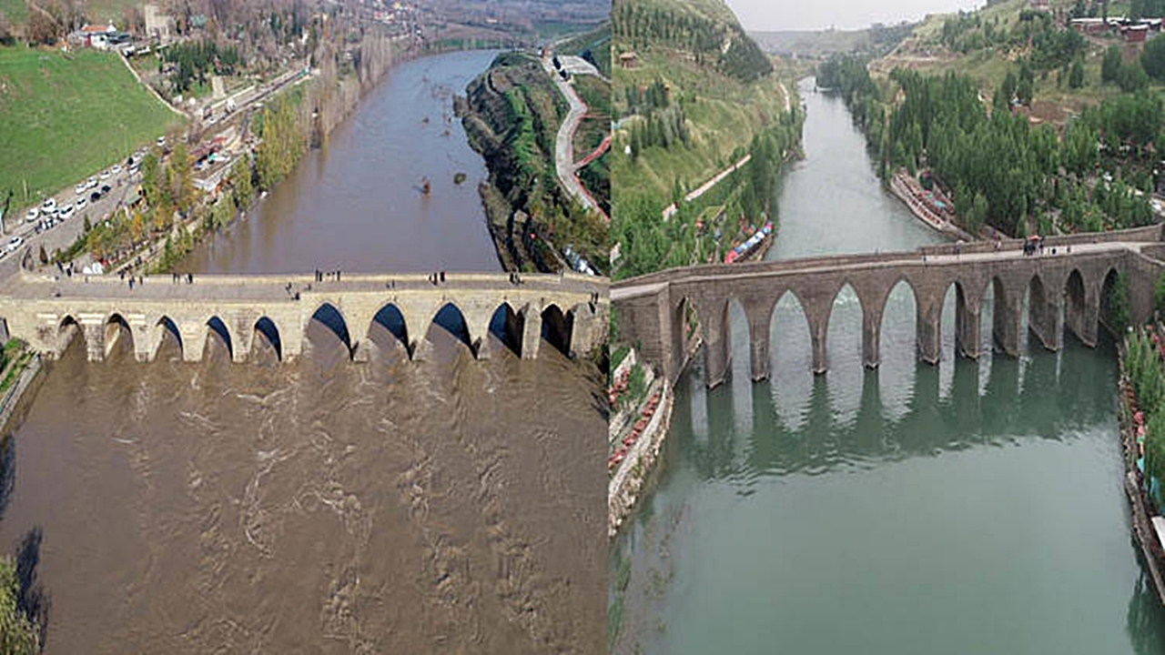 Dicle Nehri son 30 yılın en berrak görünümüne kavuştu!