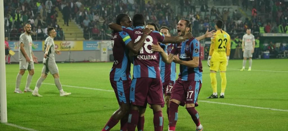 Karadeniz derbisinde kazanan Trabzonspor!