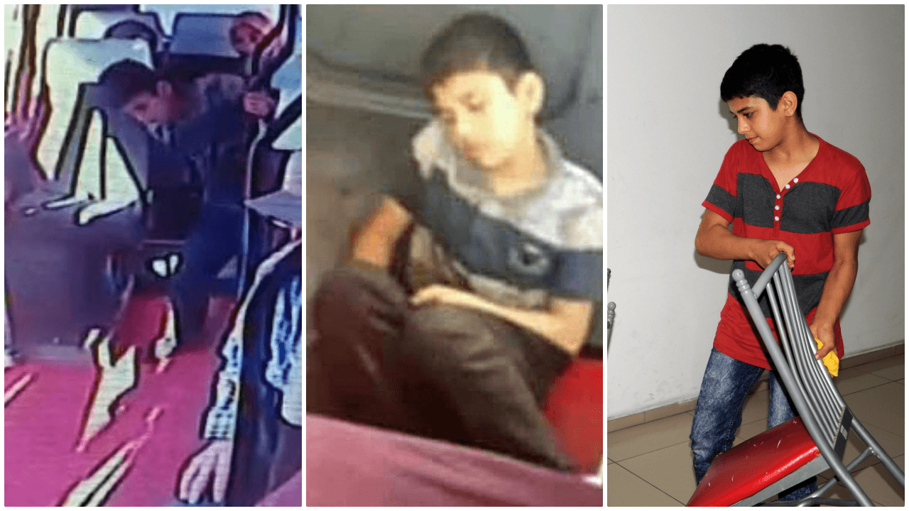 Üzeri kirli diye minibüs koltuğuna oturtulmamıştı!