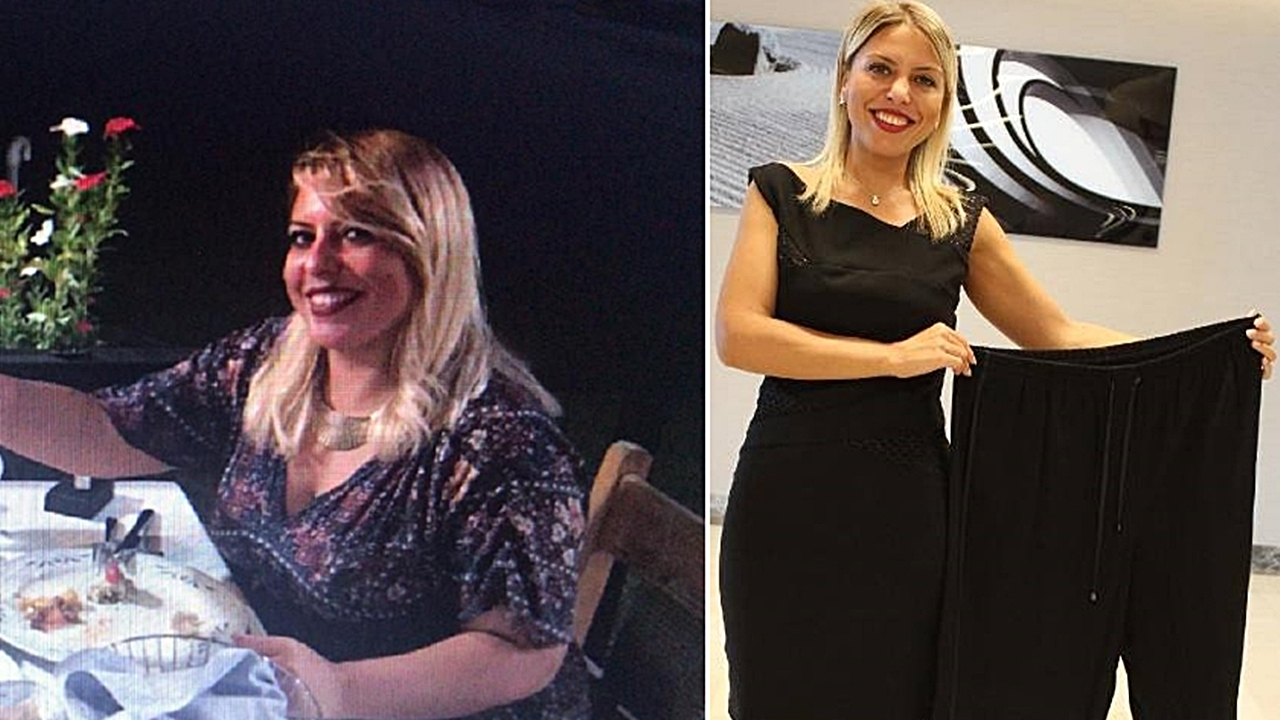1 yılda 44 kilo verdi! İşte yeni hali