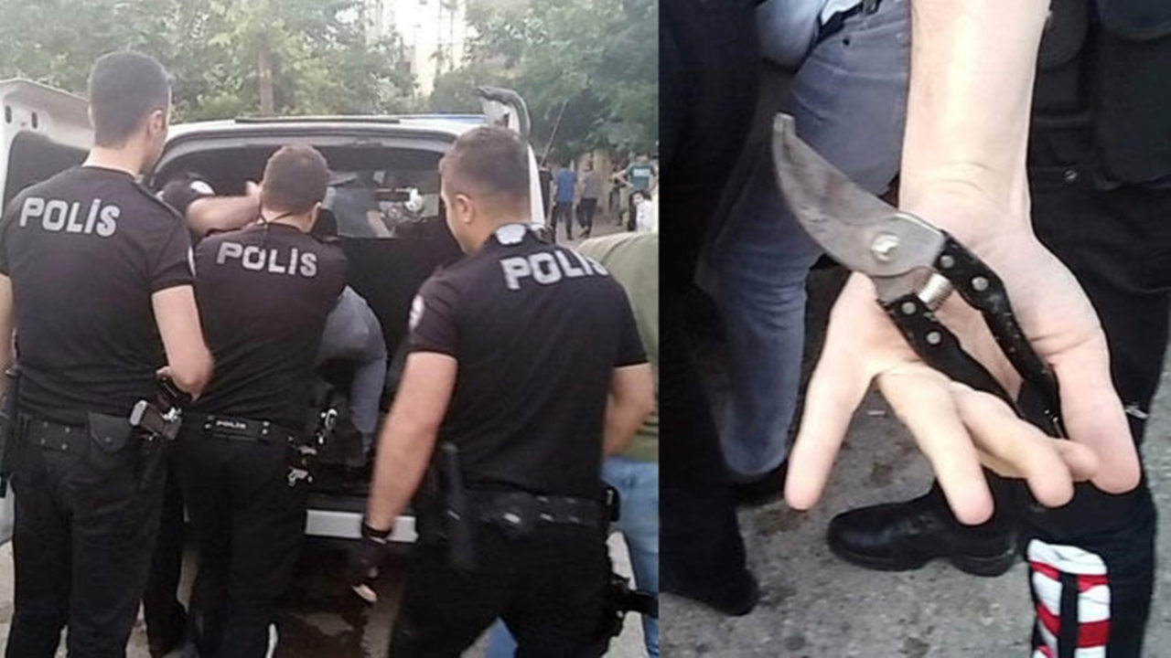 Polis ekipleri saldırganı etkisiz hale getirdi!