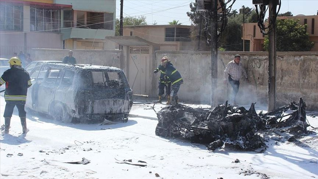 Musul'da bomba yüklü araç infilak etti...