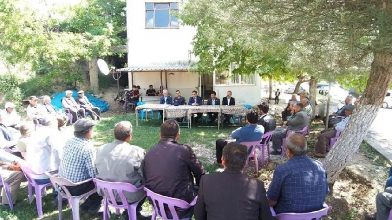 Kütahya'da Kaymakam Türker Çağatay Halim’den köy ziyaretleri