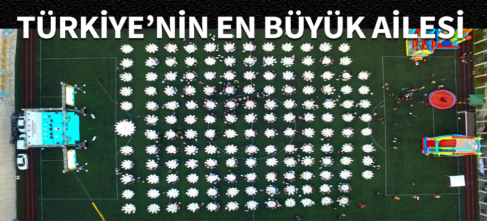 Türkiye'nin en büyük aile fotoğrafını verdiler!