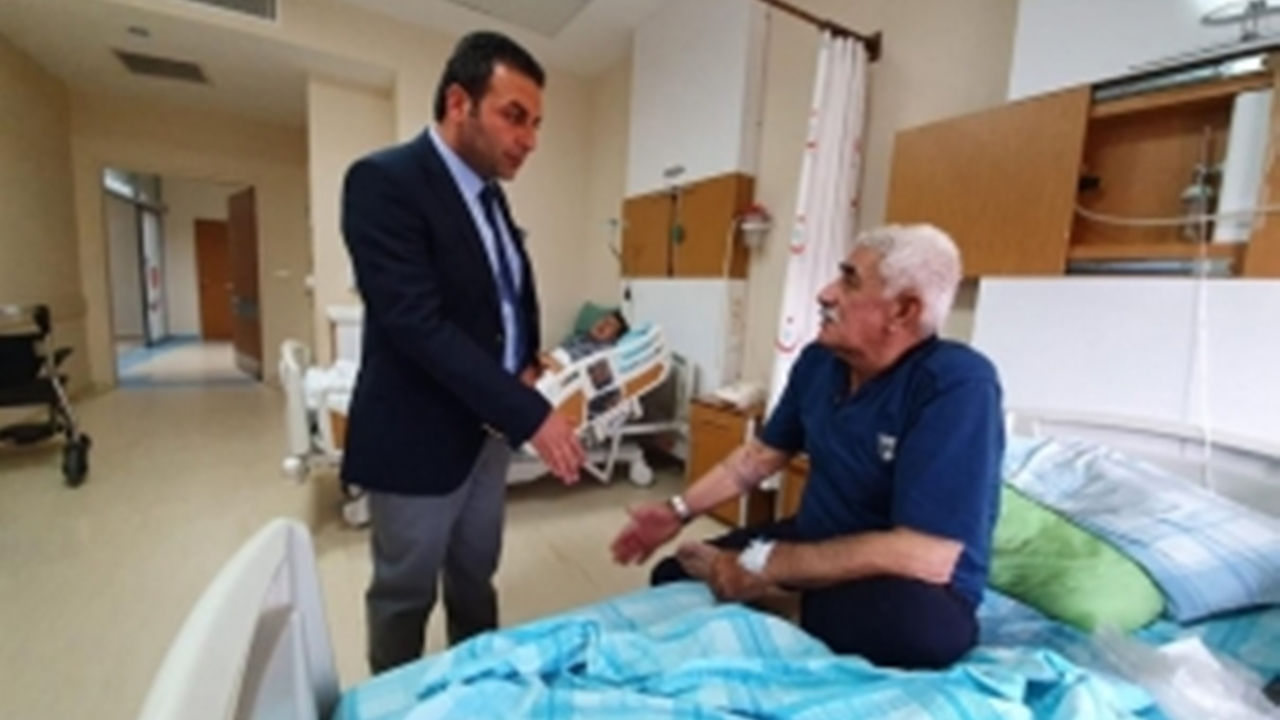 Adıyaman'da Başkan İskender Yıldırım hastaları ziyaret etti