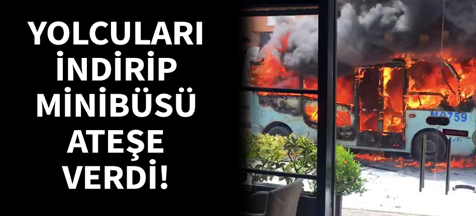 Maltepe'de minibüs bomba gibi patladı...