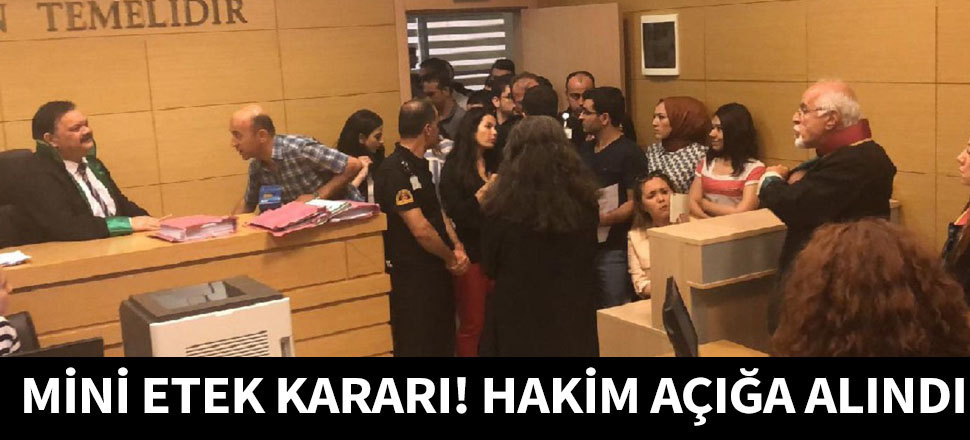 O hakim görevden uzaklaştırıldı!
