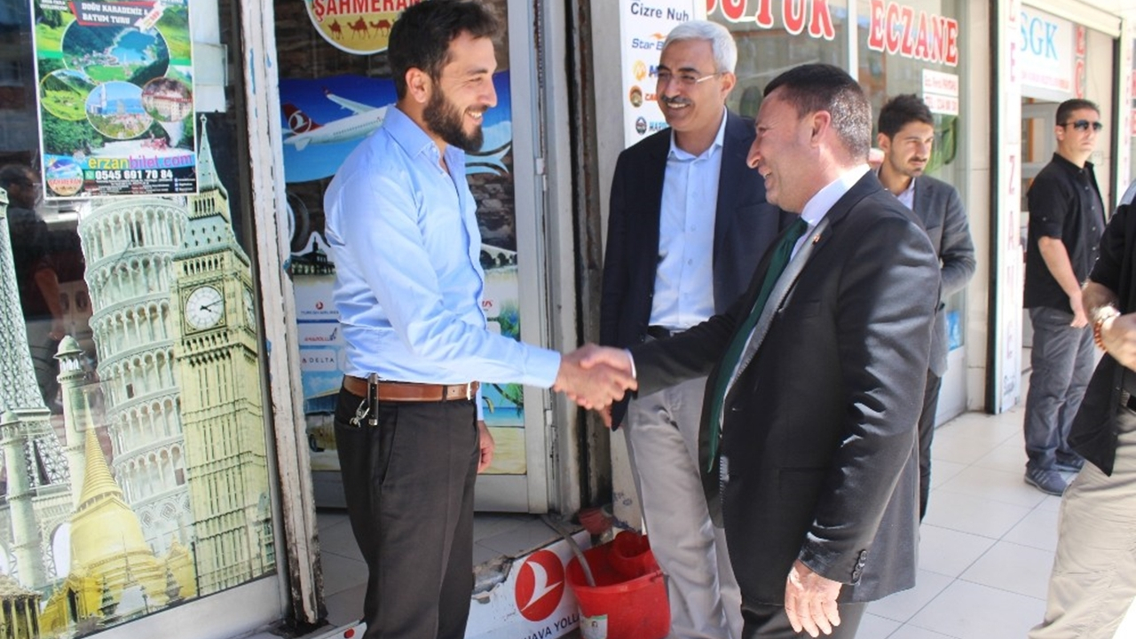 Diyarbakır'da Başkan Hüseyin Beyoğlu’ndan esnaf ziyareti