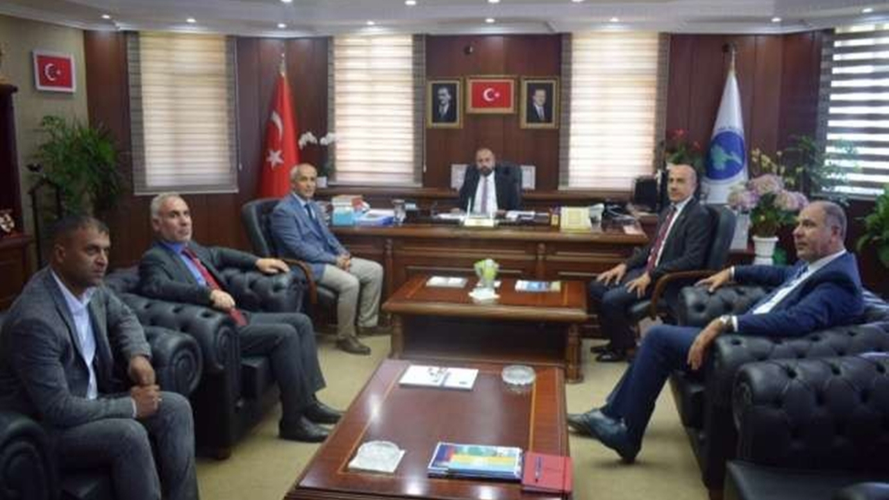 Van'da Başkan Şefik Ensari’den Rektör Hamdullah Şevli’ye ziyaret
