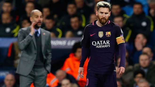Lionel Messi'yi hiç böyle görmediniz! Manchester City maçında çıldırdı!