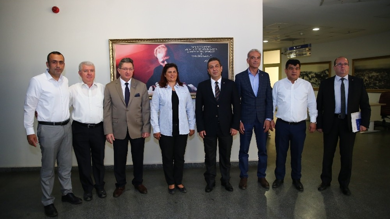 Aydın Nazillili iş adamlarından Başkan Özlem Çerçioğlu’na ziyaret