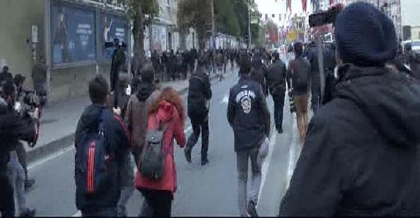 Şişli'de HDP'li gruba polis müdahalesi