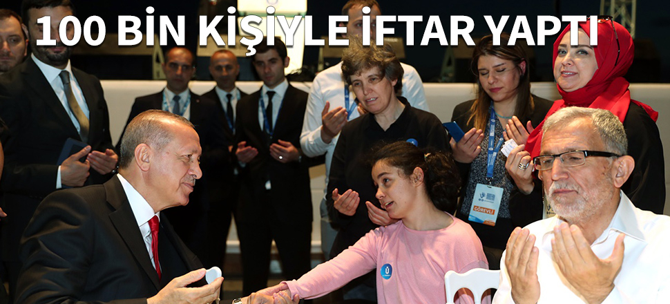 Üsküdar'da 100 bin kişilik iftar...