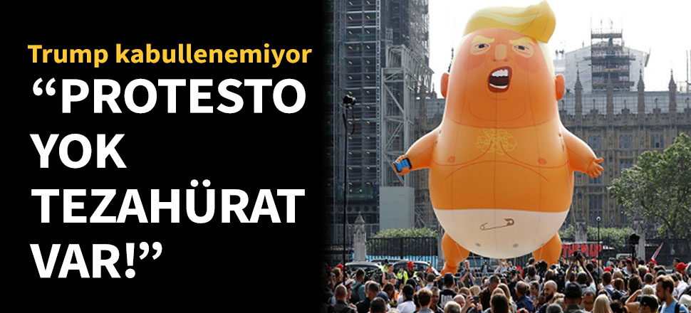 Trump: Protesto yok, tezahürat var!
