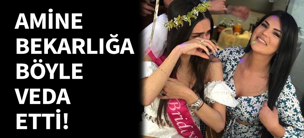 Amine Gülşe bekarlığa böyle veda etti!