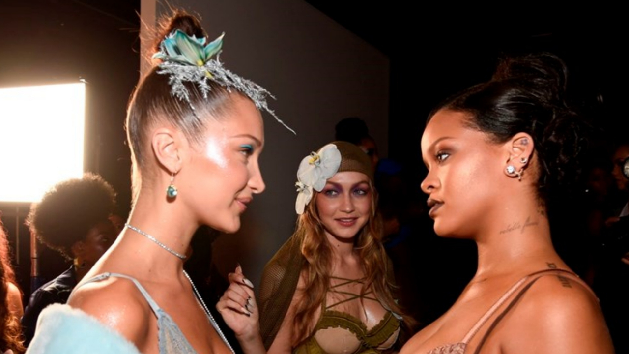 Bella Hadid'den Rihanna'ya destek!