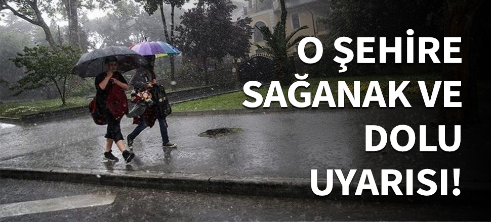 Metoroloji'den Sinop'a dolu uyarısı!