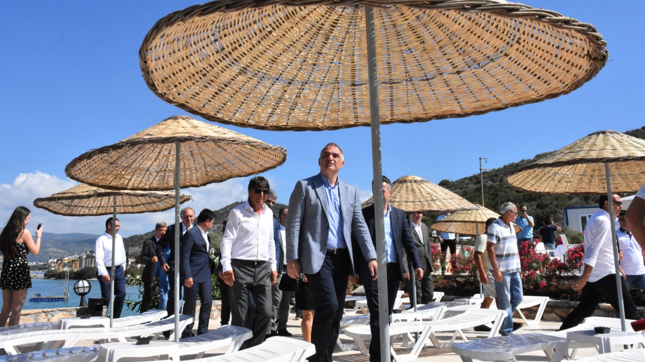 Bakanlık halk plajı Bodrum'da açıldı!