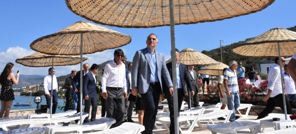 Bakanlık halk plajı Bodrum'da açıldı!