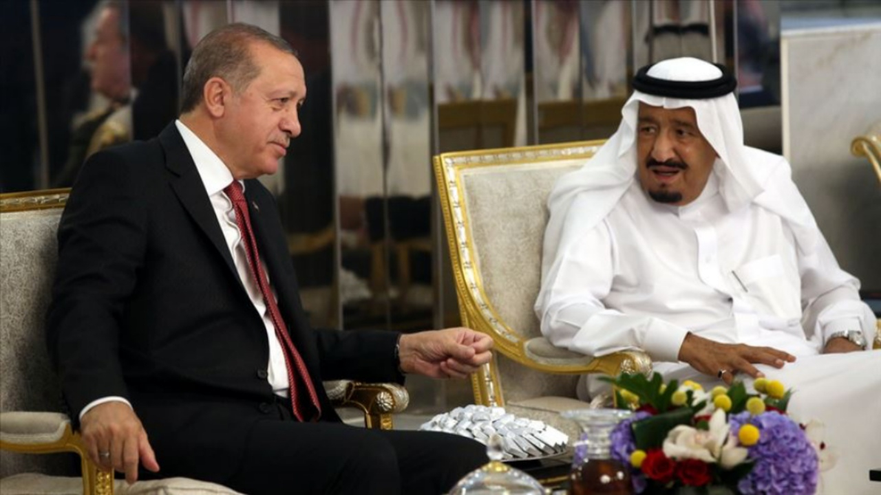 Cumhurbaşkanı Erdoğan Kral Abdülaziz ile görüştü!