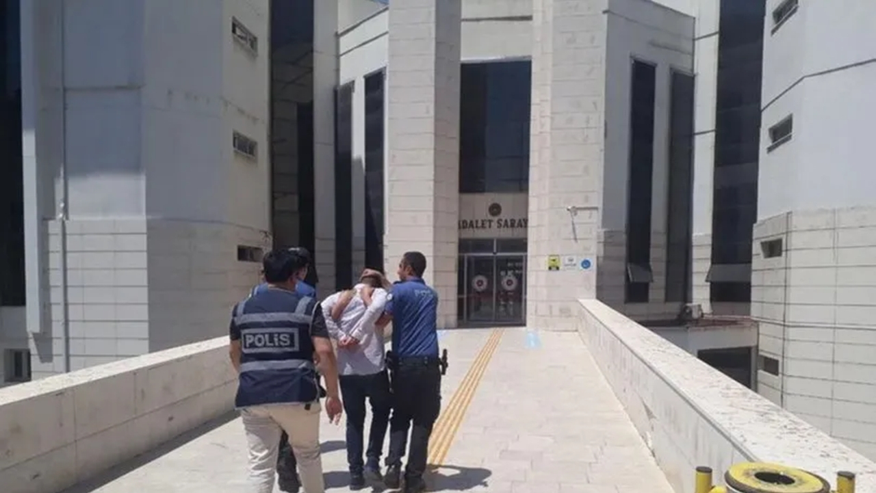 Gelen polislerin üzerine pitbull köpeğini saldı...