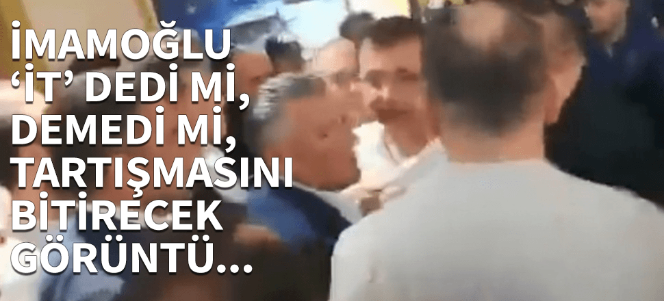 İşte İmamoğlu'nun ağzını bozduğu anların görüntüsü