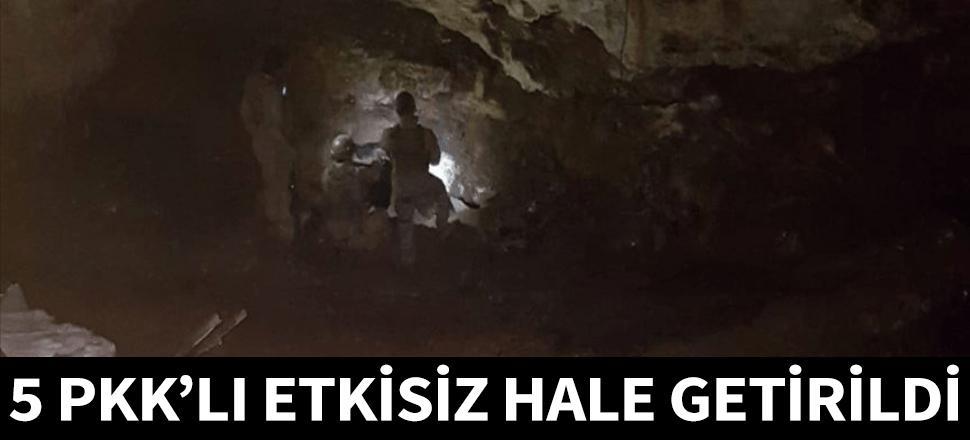 Tunceli'de mağarada kıstırılan 5 kadın terörist öldürüldü!