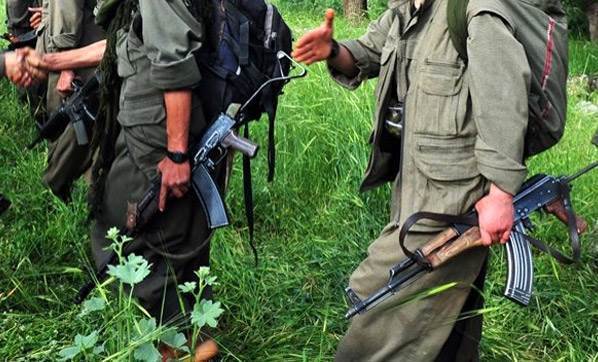 PKK'lı teröristler iş makinesi ve araç yaktı