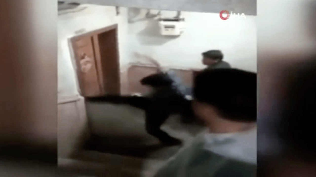 Bu tekme iki kişinin canını kurtardı!