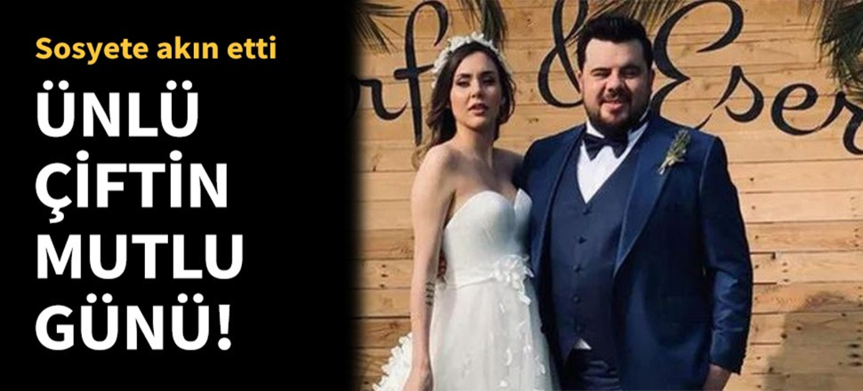 Berfu Yıldız ve Eser Yenenler'in mutlu günü!