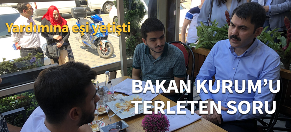 Bakan Kurum'u terleten soru...