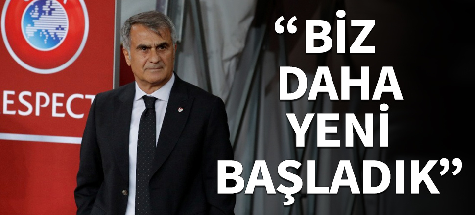 Şenol Güneş gelecek için umut verdi!