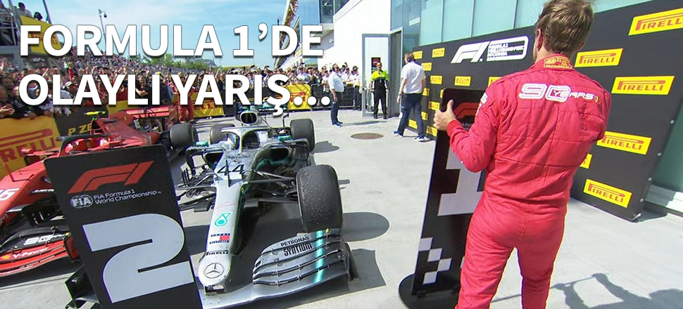 Formula 1'de olaylı yarışın galibi Hamilton...