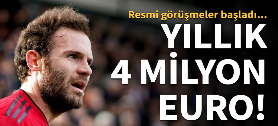 Galatasaray'da Juan Mata için resmi görüşmeler başladı!