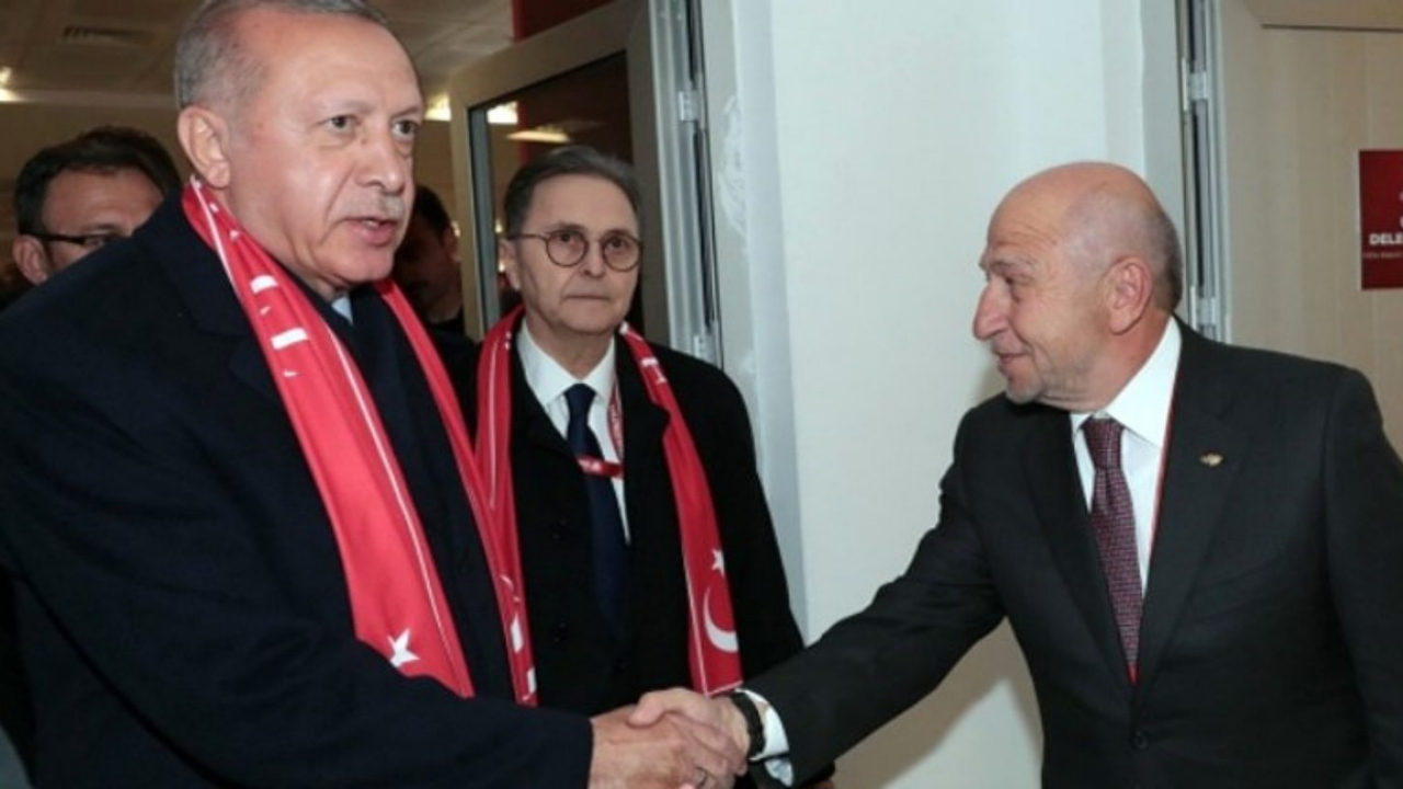 Cumhurbaşkanı Erdoğan, TFF Başkanı Nihat Özdemir ile görüştü!